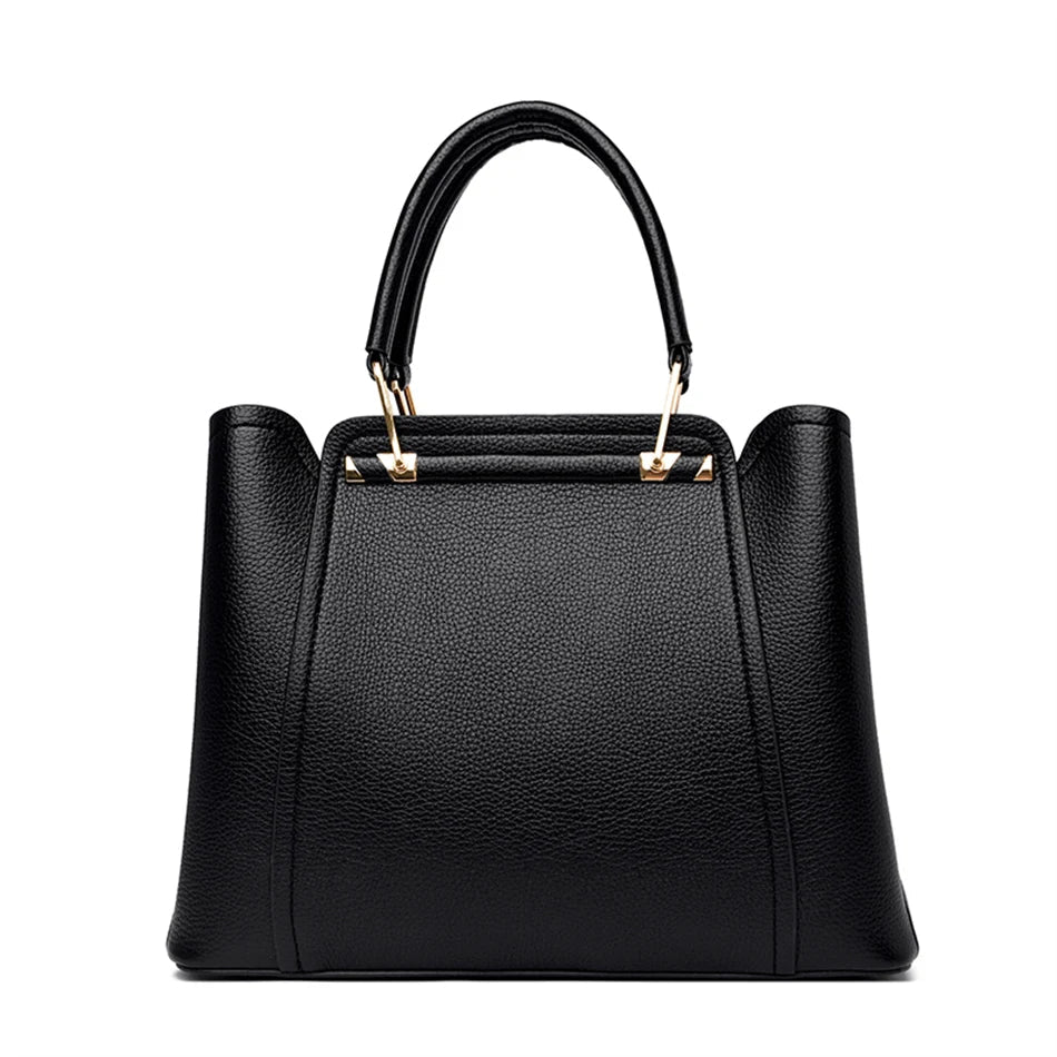 2024 Luxury Women Designer 3 Layers Shoulder Crossbody Sac Ladies Large Capacity Leather Handbags Shopper Brand Messenger Totes Quick Pick Grocers