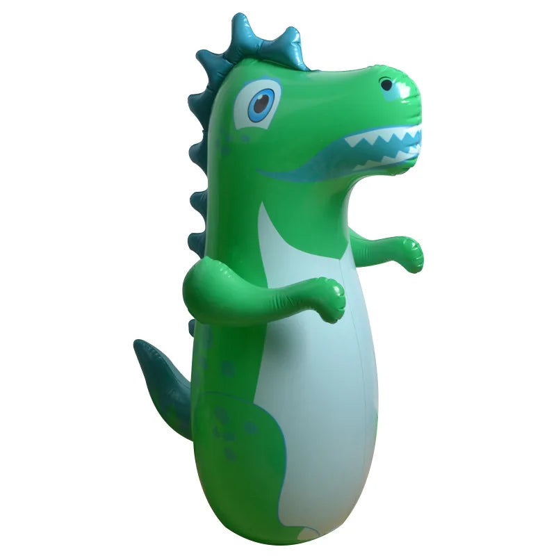 Children Adult Tumbler Boxing Inflatable Standing Punching Bag Boys Dinosaur Sport Toys Kids Activity Outdoors Game Gift Quick Pick Grocers