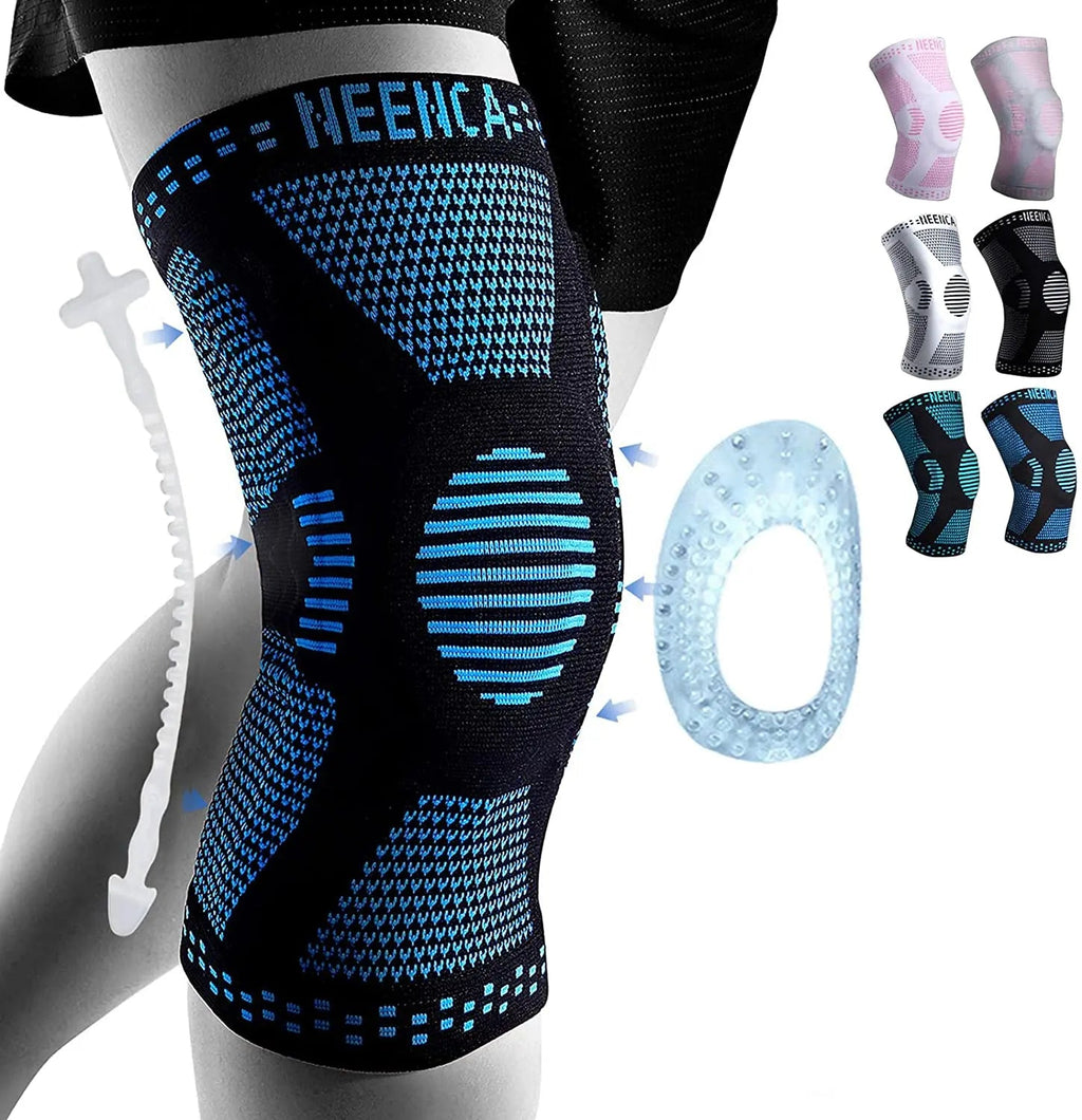 NEENCA Copper Knee Brace Knee Support with Patella Gel Pad &Side Stabilizers for Knee Pain Sport Arthritis ACL Joint Pain Relief Quick Pick Grocers