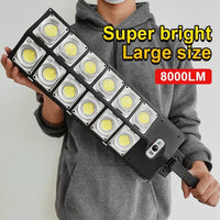 250W Solar Lights Outdoor Waterproof 8000LM LED Flood Lights Motion Sensor with Remote 3 Modes Street Lamp for Yard Garden Path Quick Pick Grocers
