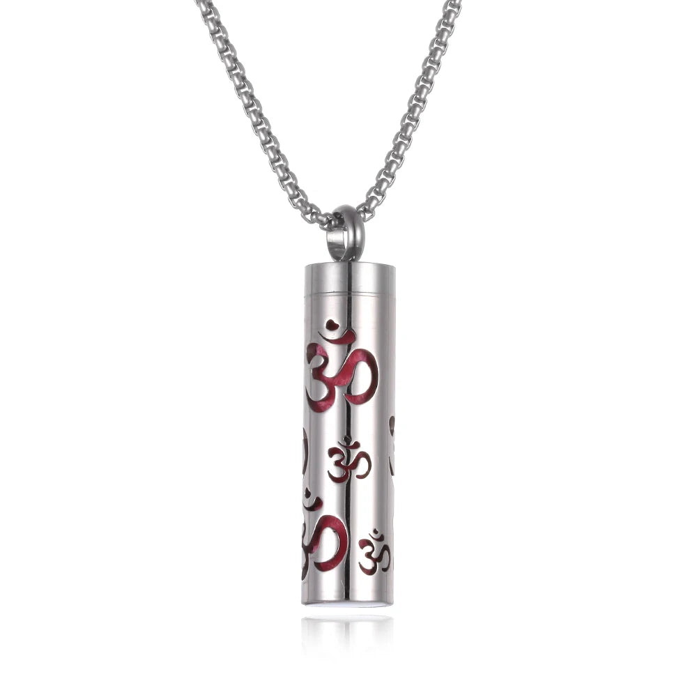 Long Strip Stainless Steel Aromatherapy Necklace Perfume Diffuser Essential Oil Diffuser Pendant Necklace Jewelry Accessories Econic Blanks