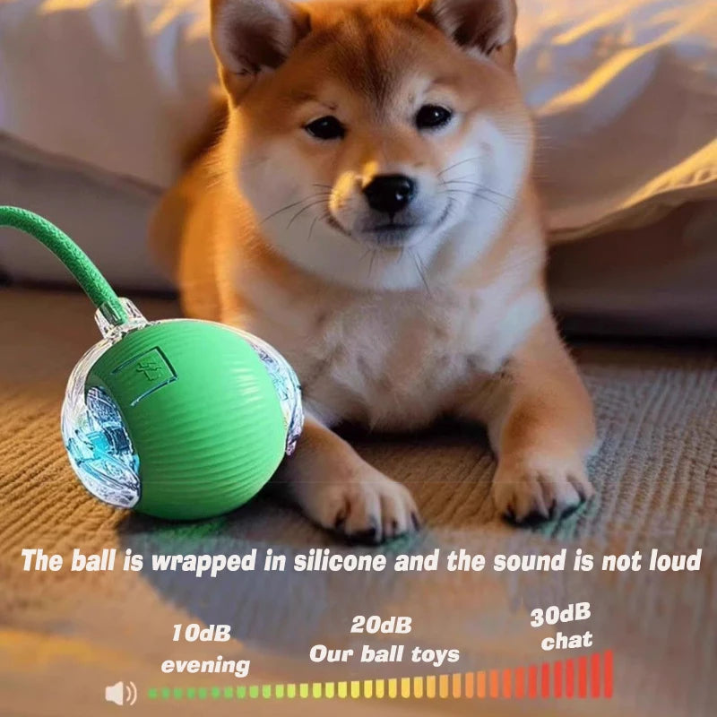 New Dog Interactive Ball Toy,Automatic Rolling Dog Ball Rechargeable,Smart Puppy Interactive Toy,Intelligent Balls Toy for Dogs Quick Pick Grocers