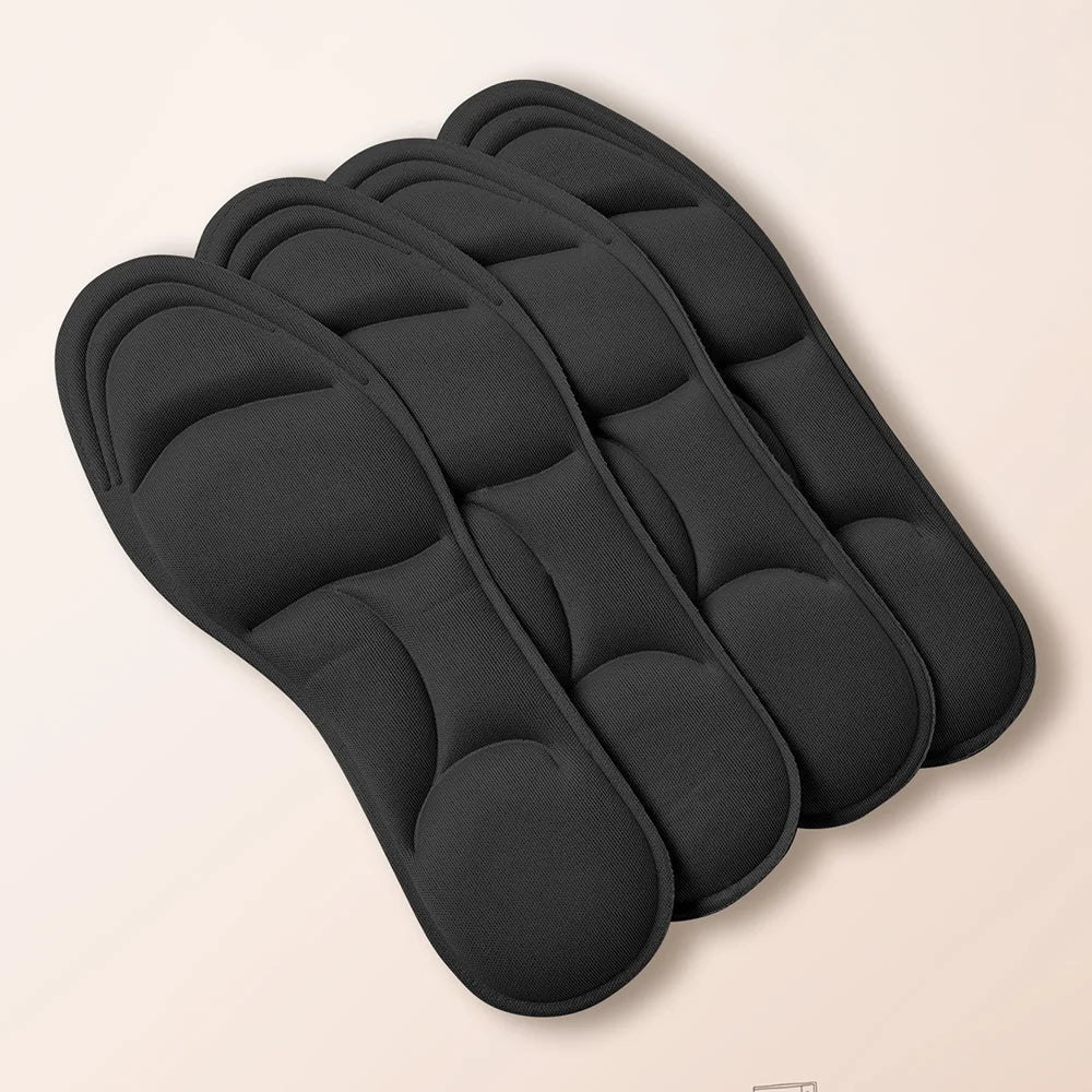 1/2/4/16Pairs 5D Massage Memory Foam Insoles For Shoes Sole Breathable Cushion Sport Running Insoles For Feet Orthopedic Insoles Quick Pick Grocers
