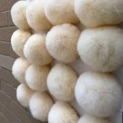 Pompom 5cm 6cm 8cm Fluffy Fur Ball Soft Pompon DIY Pompons For Keychain Sewing On Scarf Hats Shoes Apparel Craft Supplies Econic Blanks