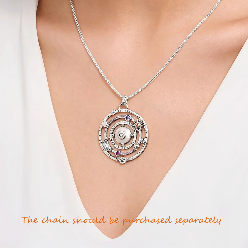Pendant Cosmic Design Talismans Amulet Brand New Fine Jewelry 925 Sterling Silver Accessories Vintage Lucky Gift For Woman Men Quick Pick Grocers
