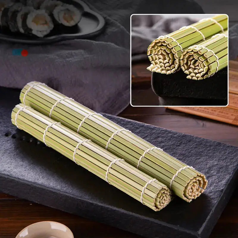 DIY Bamboo Sushi Maker Rolling Mat Sushi Tools Rice Rollers Kitchen Gadget Hand Maker Food Rice Roll Mold Cooking Accessories Quick Pick Grocers