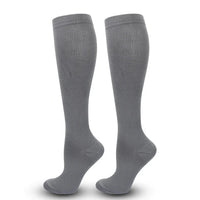 1 Pair Women's & Men's Compression Socks 15-20 mmHg Knee High Stocking for Cycling Soccer Running Athletic Calf Socks Quick Pick Grocers