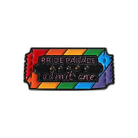 LGBTQ Pride Collect You Are Safe With Me Enamel Pins Rainbow Spaceship UFO Shield Cat Brooches Lapel Badges Jewelry Lover Gifts Quick Pick Grocers