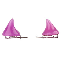 Halloween Hair Accessories Clip 1 Pair Small Demon OX Horn Hairpins Gothic Party Cosplay Costume Pin Hairpins Costume Horn Quick Pick Grocers