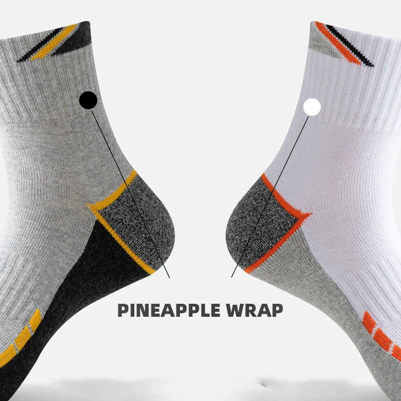 Professional Tennis Cotton Socks Towel Bottom Sports Color Matching Elite Men's Tube Business Running Basketball Socks Thickened Quick Pick Grocers