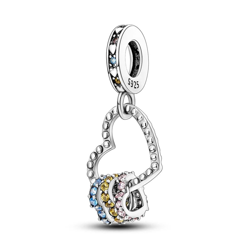 Hot Sale 925 Silver Charms Beads Fit Original Pan Bracelet Making For Woman Jewelry Fashion Pendant Econic Blanks