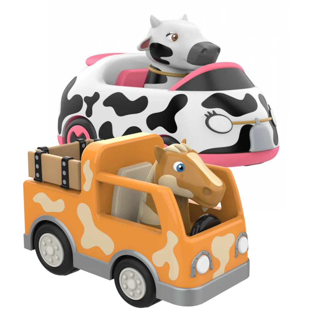 La Granja De Zenon Kids Toy Car Bartolito Car Pull Back Car Toys Inertia Car Set Boys Girls Toys 1-3 Years Old Birthday Gift Purest Peak