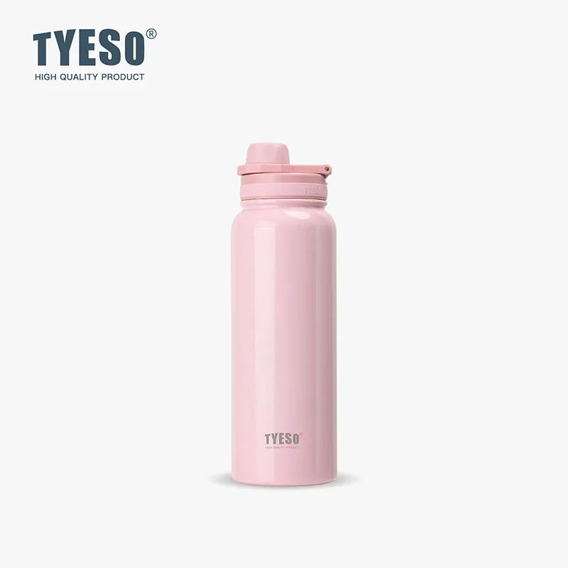 Tyeso Stainless Steel Thermal Water Bottle Portable Tumbler Sport Vacuum Flask Keeps Cold and Heat Thermal Mug Car Insulated Cup Econic Blanks