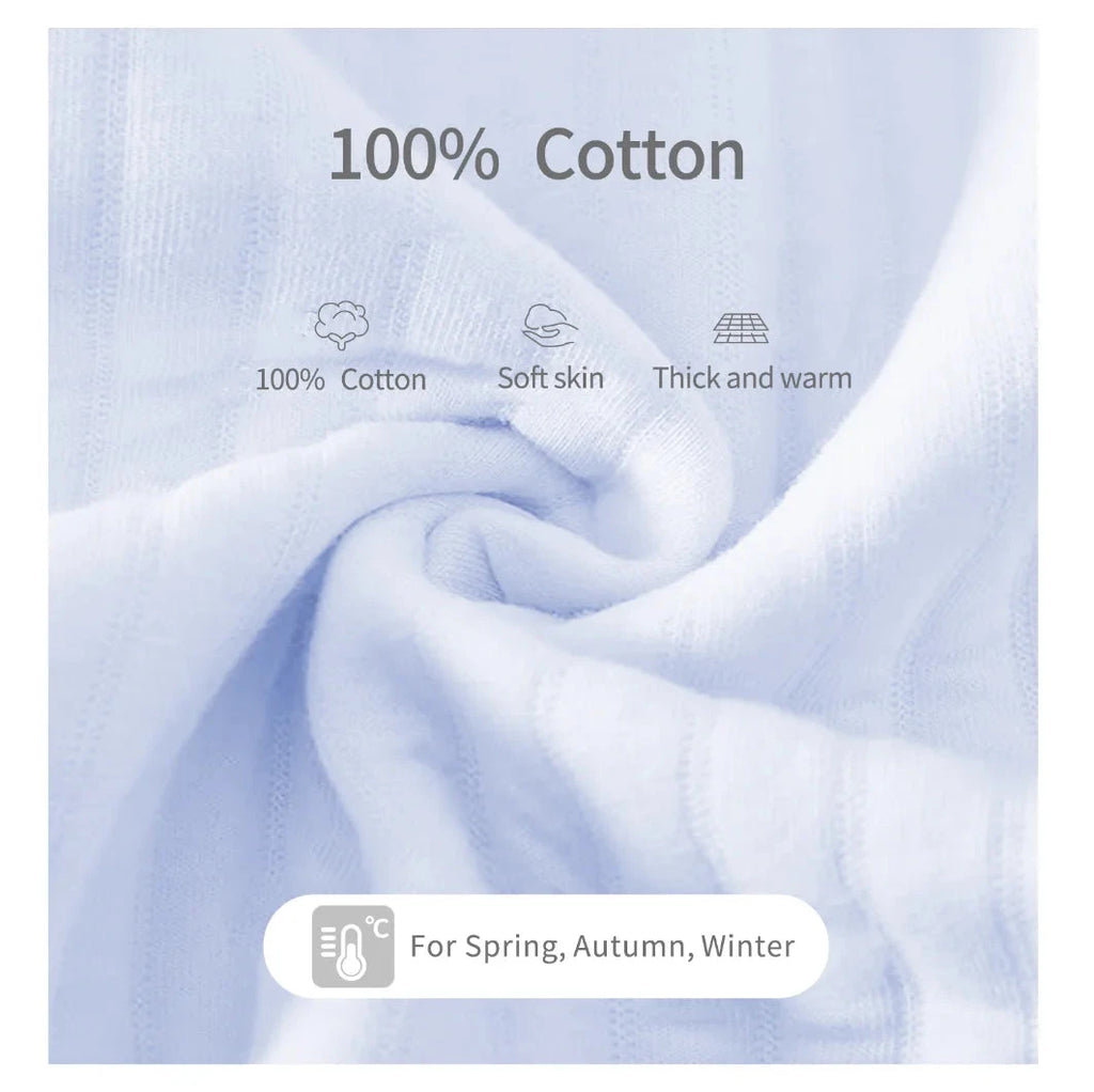 Boys Girls Bodysuit Newborn Winter Onesie Clothes Cotton Toddler Home Wear  0-6M Thickened Spring and Autumn Clothing Econic Blanks