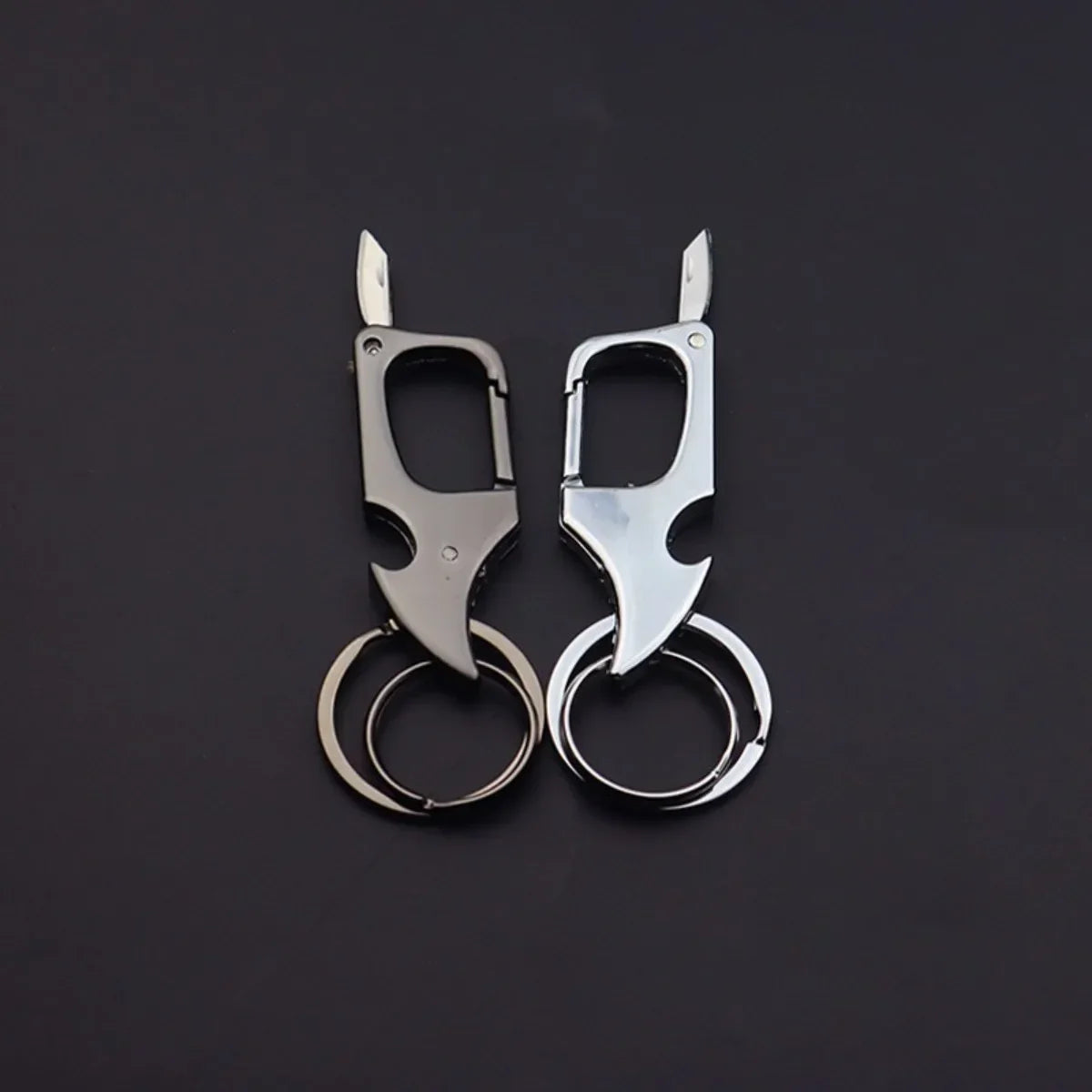 Men's Multifunctional Keychain Bottle Opener Anti-Lost Car Key Ring Creative Waist Hanging Design Econic Blanks