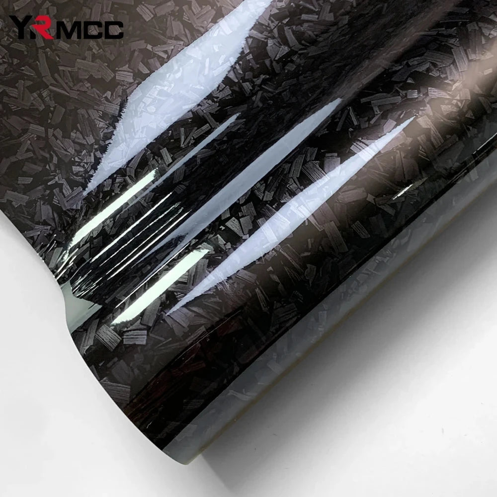 Carbon Fiber Film 300cm Car Stickers Glossy Black Decoration Decal Technology Waterproof  Vinyl Wrap Film DIY Auto Accessories Econic Blanks