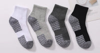 6 pairs Outdoor sports socks Thickened towel bottomed hiking socks Sweat-absorbing short tube sports running socks Men Socks Quick Pick Grocers