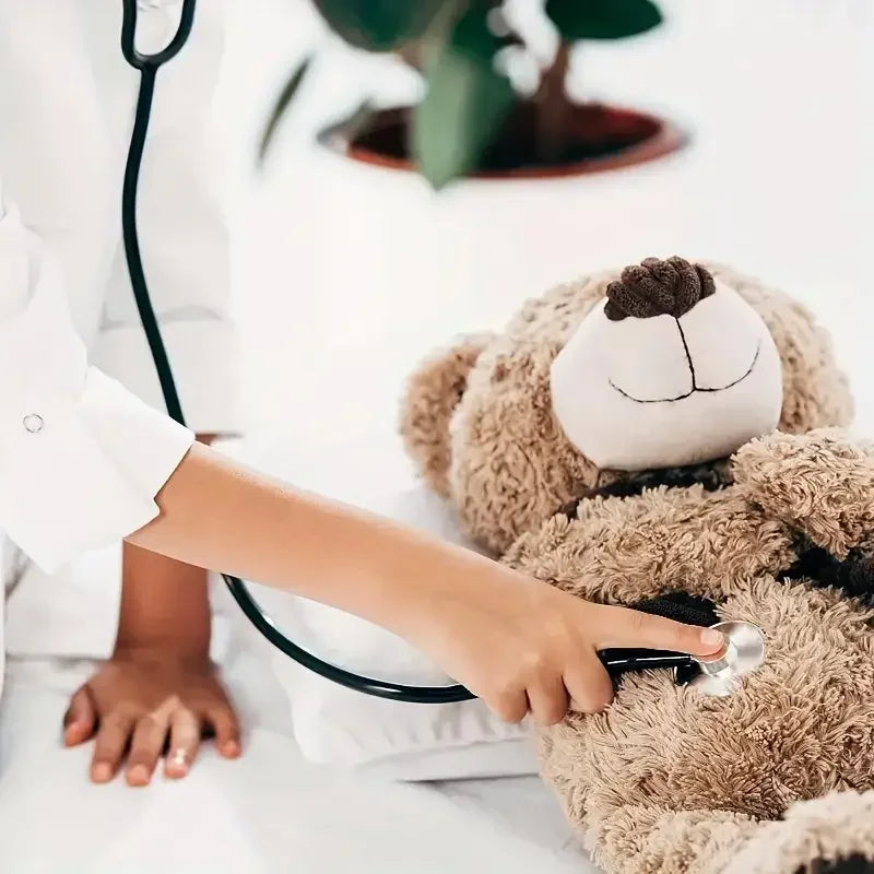 Stethoscope Toy, Simulated Doctor Toy, Nurse Health Medical Single Head Stethoscope, Role-playing Pretend Doctor Toy Econic Blanks