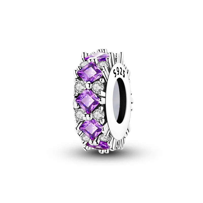 100% 925 Sterling Silver Rainbow Zircon Colorful Butterfly Dragon Shaped Silicone Stopper Charms Beads Fit DIY Bracelets Jewelry Econic Blanks