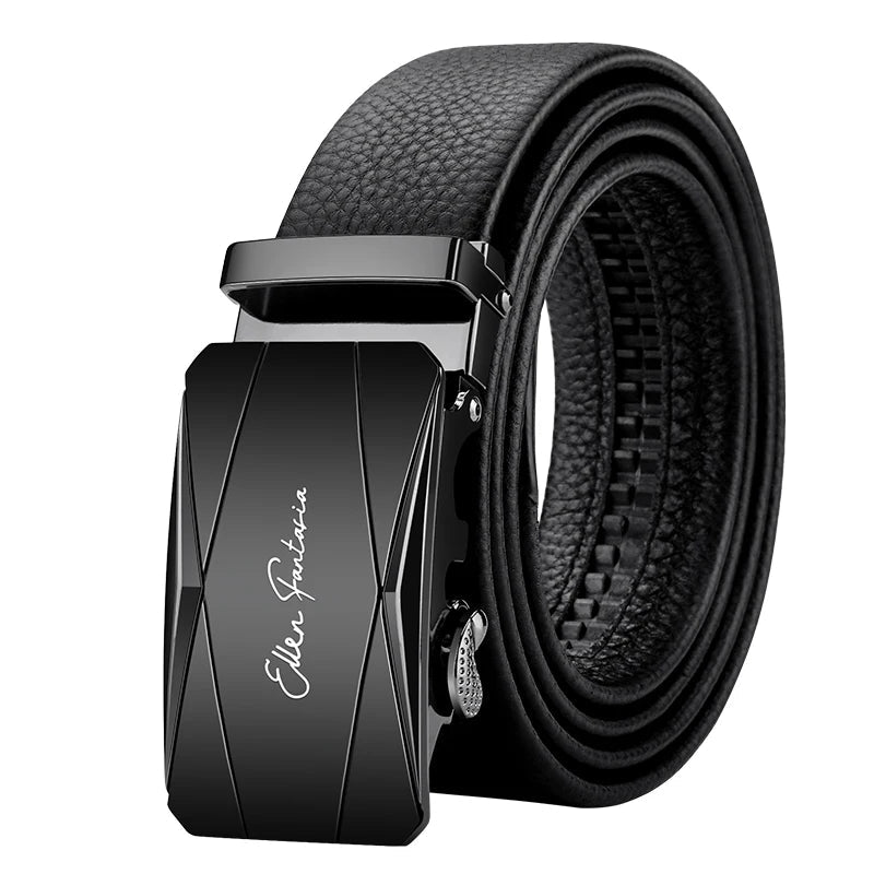 OYIFAN Men Belt Genuine Leather Belt for men Automatic belts Adjustable waistband Business belts 허리띠 Quick Pick Grocers