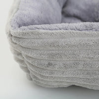 Bed for Dog Cat Pet Square Plush Kennel Medium Small Dog Sofa Bed Cushion Pet Calming Dog Bed House Pet Supplies Winter Quick Pick Grocers