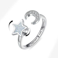 VENTFILLE 925 Sterling Silver Sunflower Diamond Zircon Rotatable Ring For Women Gift Relieve Stress Ring Jewelry Wholesale Quick Pick Grocers