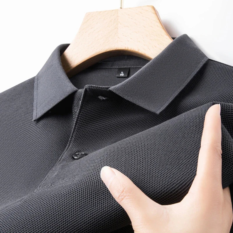 Men's 100% Cotton Polo Shirt - Summer Casual Breathable Tee,19 Colors,Ideal for Golf and Sports,Business Casual,Silk-Like Finish Quick Pick Grocers