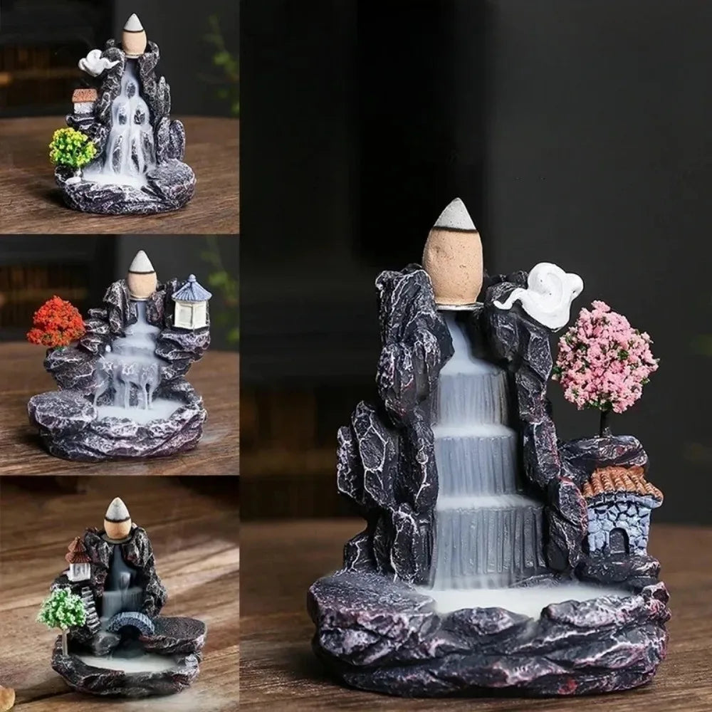 Recirculating aromatherapy container, droplet-shaped aromatherapy burner, home decoration, herbal therapy decoration item Quick Pick Grocers