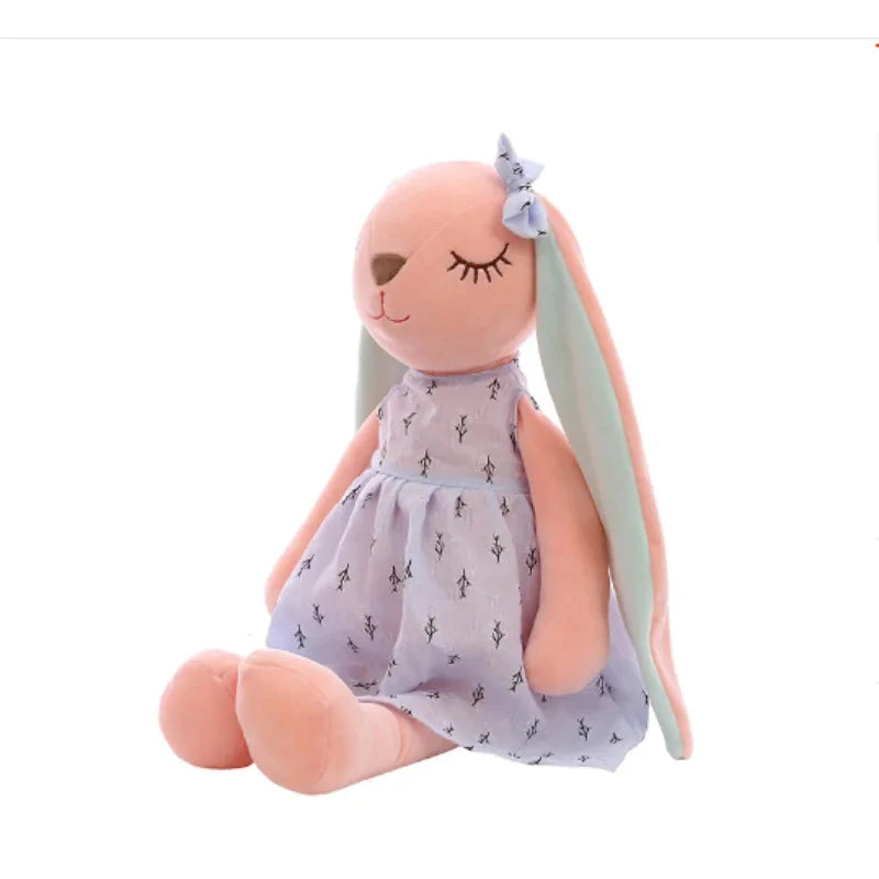 35cm Cute Bunny Plush Toy – Soothing Sleeping Rabbit Doll for Kids Econic Blanks