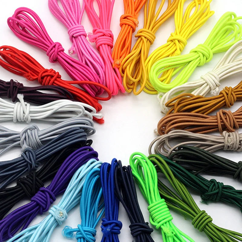 1.0/ 1.2/ 1.5/ 2.0/ 2.5mm Elastic Band Elastic Thread DIY Handmade Beaded For Jewelry Making Sewing Accessories DIY Econic Blanks