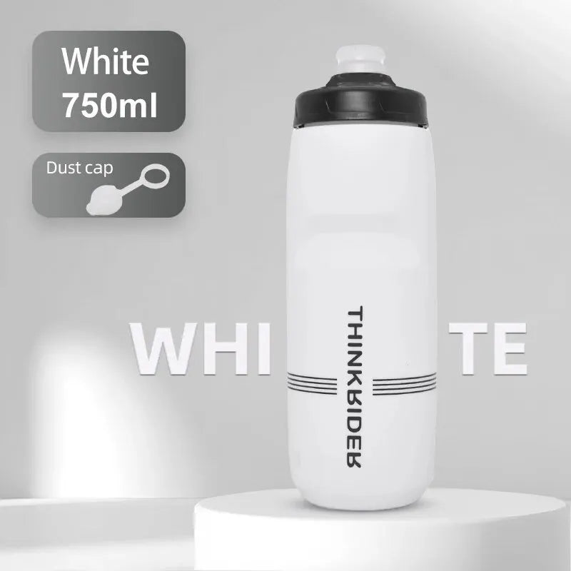 ThinkRider 620ml/750ml Bicycle Bottle MTB Road Bike Water Bottle Outdoor Sports Plastic Portable Large Capacity Drink Cycling Quick Pick Grocers