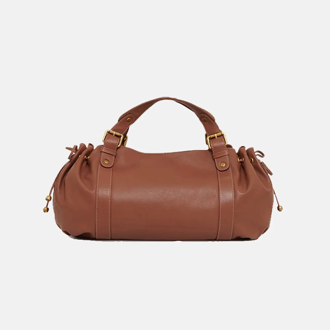 Women's Crossbody Simple Handbag Commuter Shoulder Boston Bag Stylish Versatile Work Bag Soft Polyester Interior Quick Pick Grocers