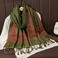 Luxury Brand Autumn Cashmere Pashmina Shawl Lady Wrap Warm Winter Scarves Design Print Female Foulard Cotton Stoles Scarf 2023 Quick Pick Grocers