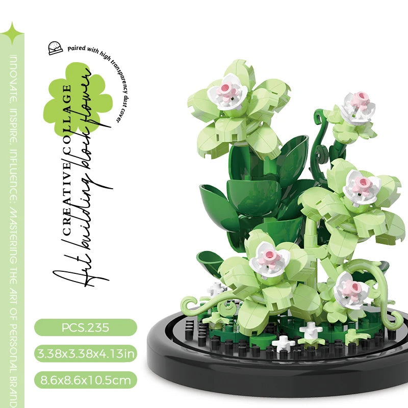 Micro particle building block bouquet handmade gift, children's puzzle toy handmade DIY sunflower desktop decoration ornament Quick Pick Grocers