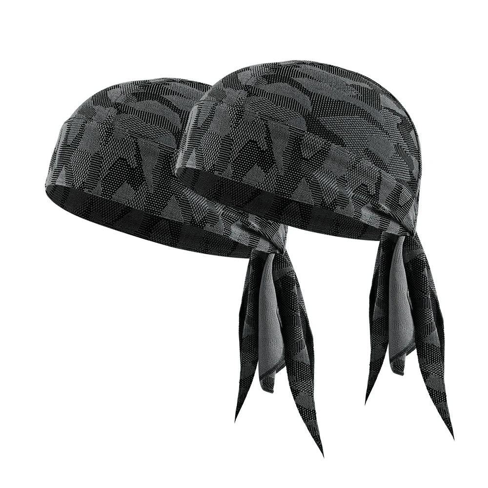 Summer Breathable Running Caps Pirate Hat Outdoor Sport Sun Protection Headscarf Cycling Helmet Liner Quick Dry Beanies Bandana Quick Pick Grocers