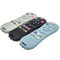 1/3PCS Baby Remote Control Teether Silicone Baby Anti-Eating Gloves Pacifier Bracelet Teething Stick Biting Toys Purest Peak