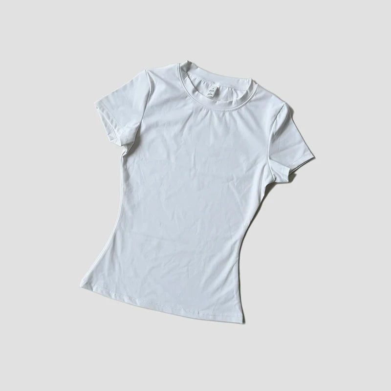 Women Yoga Top Seamless Sport T Shirts Fitness Clothes Short Sleeve Yoga Shirt Gym Top Running  Active Wear Quick Pick Grocers