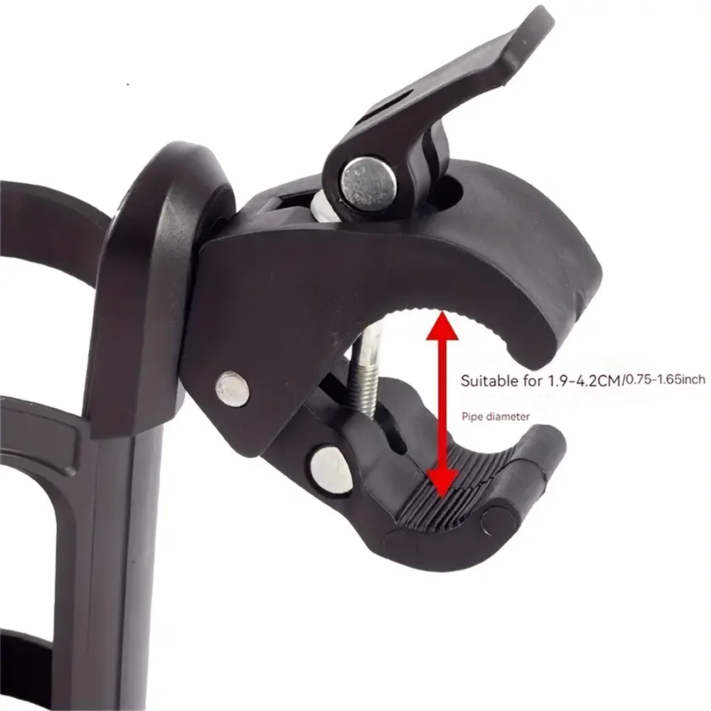 Stroller Cup Holder Phone Holder 2-in-1 Stroller Phone Milk Bottle Holder For Pram Pushchair Wheelchair Accessories Purest Peak