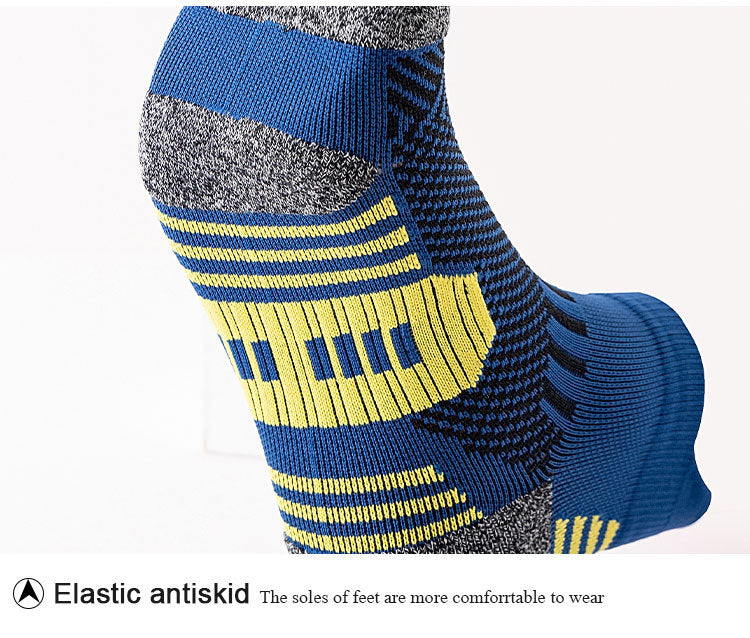 6/5/3 Pairs Men's Athletic Socks Sports Breathable Outdoor Running Compression Socks Cotton Training Long Black Stretch Socks Quick Pick Grocers