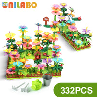 Grow Their Imagination with STEM Educational Flower Garden Building Toy - Perfect Gift for 3-7 Year Old Boys & Girls! Quick Pick Grocers