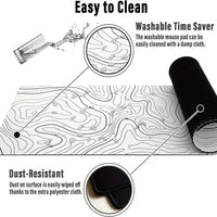 1PC Large Mouse Pads For Desk, Gaming Mouse Pad, Mouse Pad with Stitched Edges and Non-Slip Rubber Base, Extended Mouse Pad Quick Pick Grocers