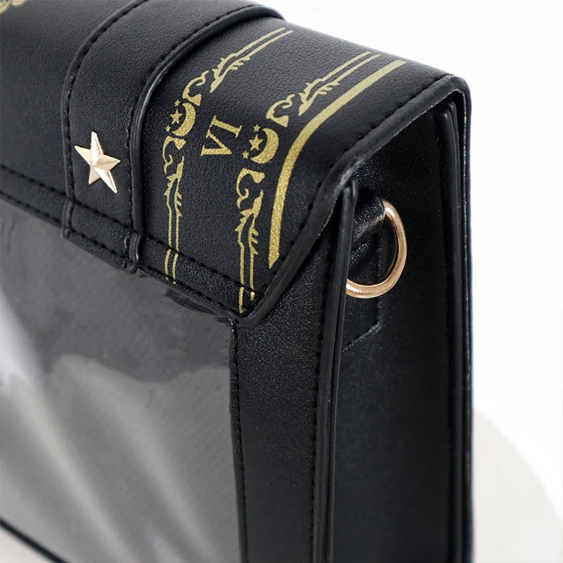 Y2K Korean Gothic Square Black Shoulder Bag Harajuku Vintage Aesthetic Purses Luxury Designer Handbags Messenger Tote Bags Women Quick Pick Grocers