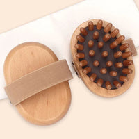 Body Anti Cellulite Brush Soothing Wooden Essential Oil Spa Air Cushion Massage Hair Comb Scalp Massage Brush Body Massager Quick Pick Grocers