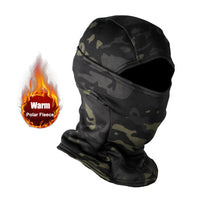 Winter Fleece Warm Camouflage Balaclava Outdoor Cold-proof Ski Cycling Full Face Mask Motorcycle Mask Helmet Lining Econic Blanks