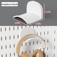 Home Study Storage Pegboard: Suitable for Displaying Figurines, Desk-Top Standing & Clip-On Storage for Furniture Items Quick Pick Grocers