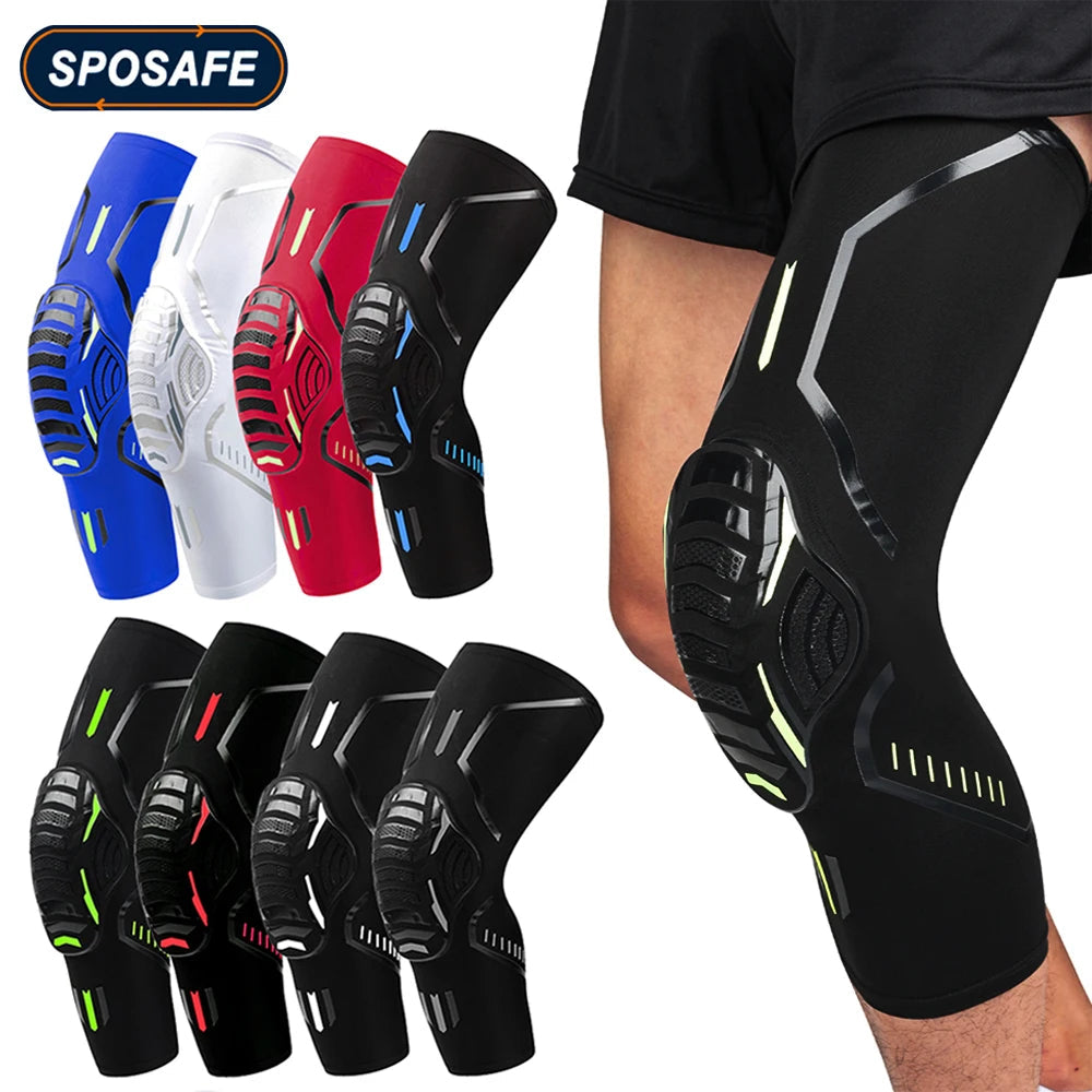 2Pcs/Pair Sport Crashproof Knee Support Pad Elbow Brace Arm Leg Compression Sleeve Outdoor Basketball Football Bicycle Protector Quick Pick Grocers