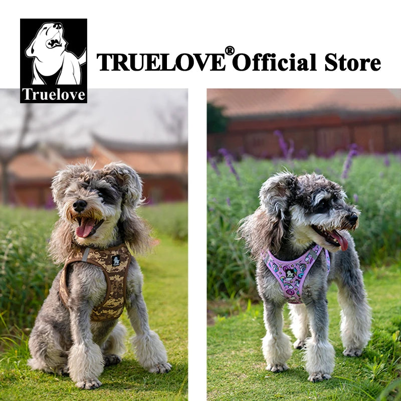 Truelove Pet Harness Soft Air Mesh Adjustable Reflective Pet Vest Small and Medium Breeds No Pull Adjustable Dog Harness TLH3016 Quick Pick Grocers