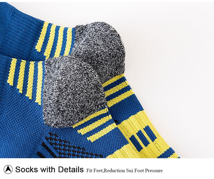 6/5/3 Pairs Men's Athletic Socks Sports Breathable Outdoor Running Compression Socks Cotton Training Long Black Stretch Socks Quick Pick Grocers