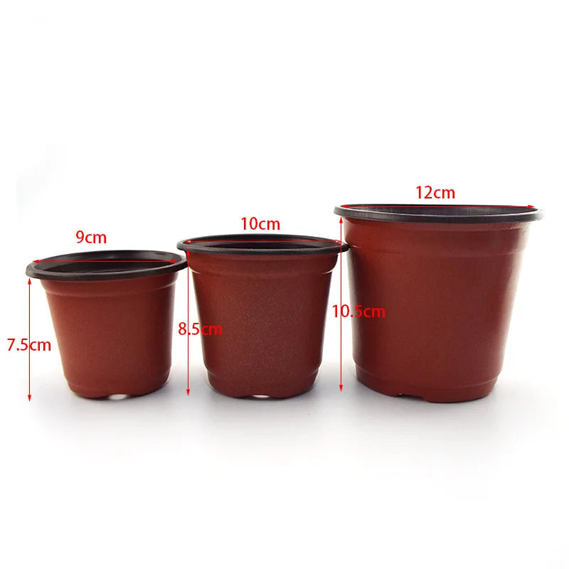 Flower Pot Plastic Grow Box Fall Resistant Tray For Home Garden Plants Nursery Cup Transplant Flower Plant Pots E2 Quick Pick Grocers