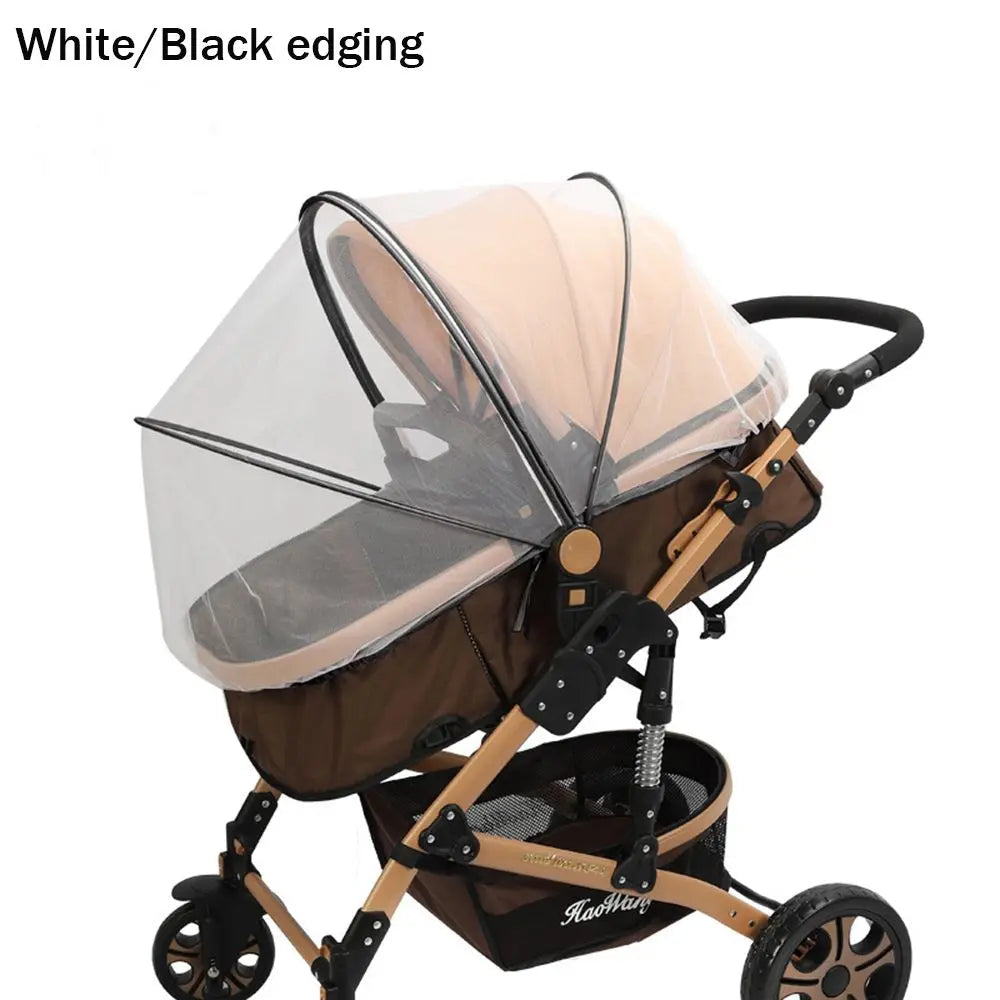 Mosquito Net Full Cover for Baby Car seat Cover Cradles Stroller Mosquito Netting Stretchable Netting Dual-Use Zipper Mesh Purest Peak
